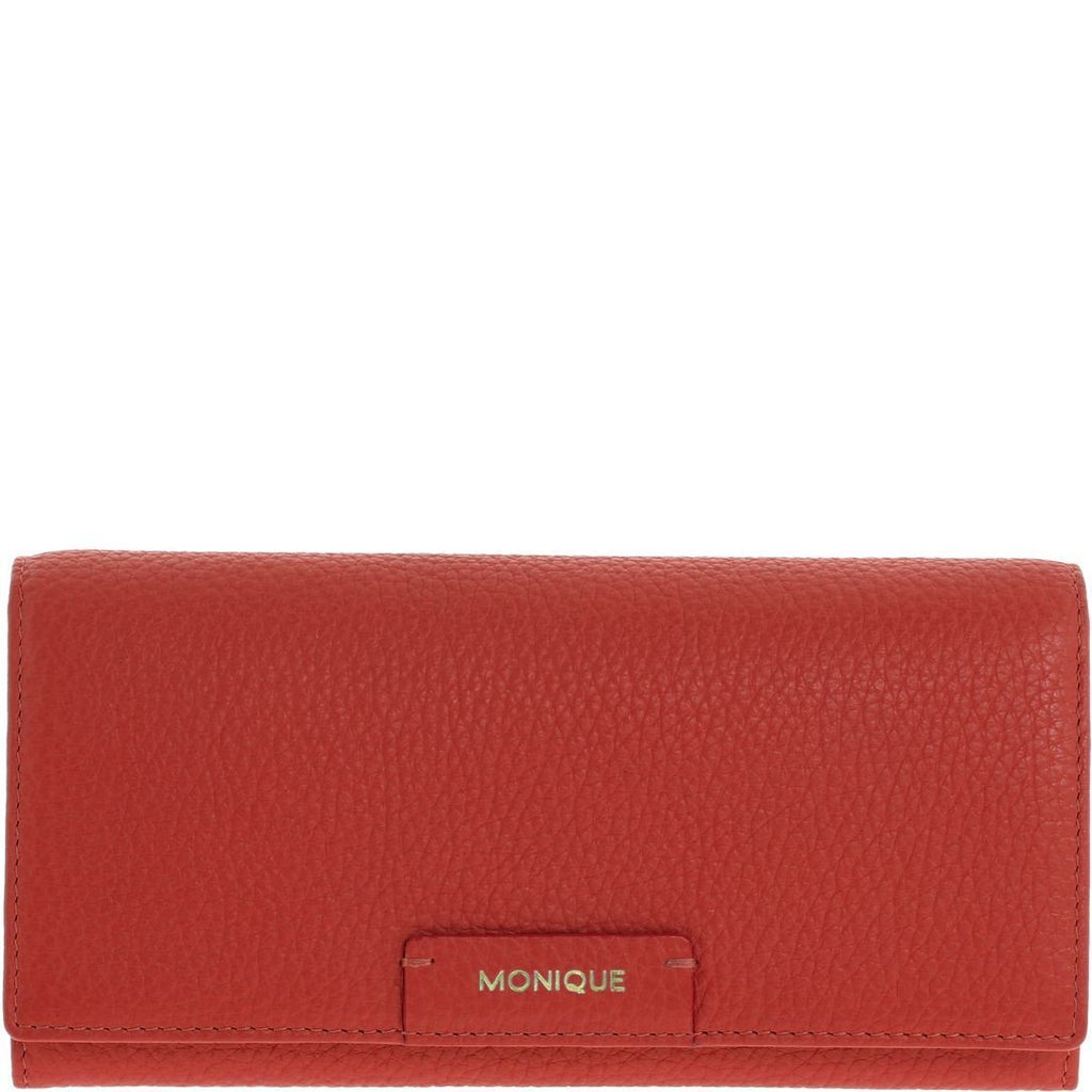 Monique-Amiya Leather Wallet-RED-Womens Wallet - Gabee Bags | Gabee.com.au - 8