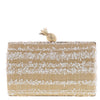 Juno Woven Pineapple Clutch