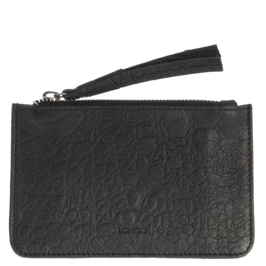Lilia Leather Small Zip Pouch