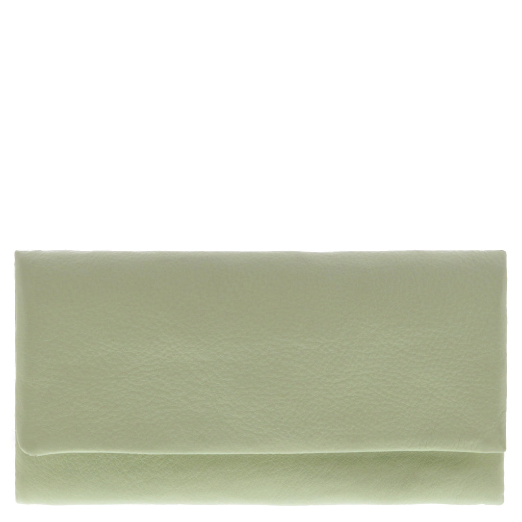 Bailey Leather Flap Tri-Fold Wallet